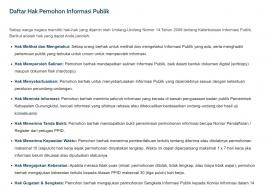 Hak dan Tata Cara Tentang Memperoleh Informasi Publik